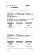 Preview for 31 page of ACTAtek ACTAtek3 ACTA3-1k-FAM-SM-C Manual