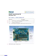 Actel AGLN-Z-NANO-KIT Quick Start Card preview