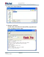Preview for 11 page of Actel Core429 Programming And Testing Instruction
