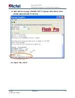 Preview for 14 page of Actel Core429 Programming And Testing Instruction