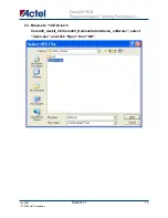 Preview for 16 page of Actel Core429 Programming And Testing Instruction