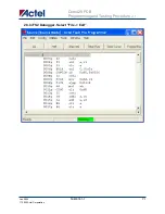 Preview for 21 page of Actel Core429 Programming And Testing Instruction