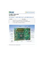 Actel ProASIC 3 Quick Start Card preview