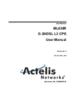 Actelis Networks ML630R User Manual preview