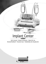 ACTEON Equipment SATELEC Implant Center User Manual preview