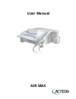 Предварительный просмотр 1 страницы Acteon Air Max User Manual