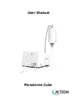 Acteon Piezotome Cube User Manual предпросмотр