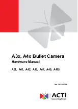 ACTi A3 Series Hardware Manual preview