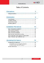 Preview for 2 page of ACTi A811 Hardware Manual