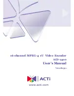 ACTi ACD-2300 User Manual предпросмотр