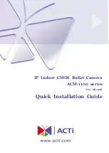 ACTi ACM-1100 Series Quick Installation Manual предпросмотр