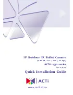 Preview for 1 page of ACTi ACM-1231 Quick Installation Manual