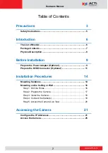 Preview for 2 page of ACTi B511 Hardware Manual