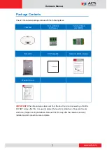 Preview for 7 page of ACTi B511 Hardware Manual