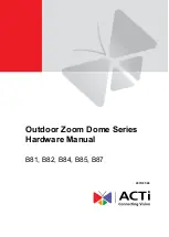 Preview for 1 page of ACTi B81 Hardware Manual