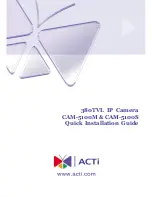 Preview for 1 page of ACTi CAM-5100M Quick Installation Manual