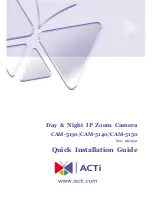 ACTi CAM-5130 Quick Installation Manual preview