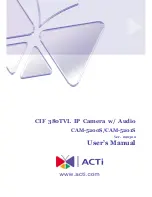 Preview for 1 page of ACTi CAM-5200H User Manual