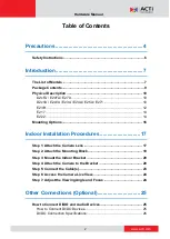 Preview for 2 page of ACTi D21FA Hardware Manual