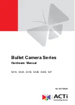 Предварительный просмотр 1 страницы ACTi D41A Hardware Manual