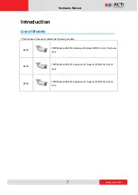 Preview for 7 page of ACTi E44A Hardware Manual