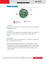 Preview for 8 page of ACTi E53 Hardware User Manual