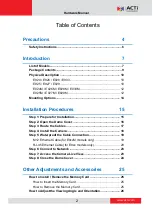 Preview for 2 page of ACTi E924 Hardware Manual