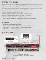 Preview for 2 page of ACTi ENR-190 Quick Installation Manual