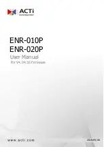 ACTi ENR Series User Manual предпросмотр