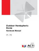 Preview for 1 page of ACTi I71 Hardware Manual