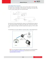 Предварительный просмотр 26 страницы ACTi I71 Hardware Manual