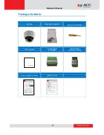 Preview for 8 page of ACTi Indoor Dome Series E610 Hardware Manual