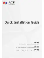 Предварительный просмотр 1 страницы ACTi INR-310 Quick Installation Manual