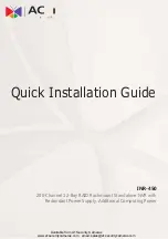 Preview for 1 page of ACTi INR-450 Quick Installation Manual