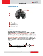 Предварительный просмотр 6 страницы ACTi KCM-3311 Hardware Manual