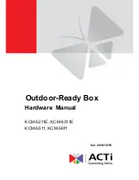 Предварительный просмотр 1 страницы ACTi KCM-5211E Hardware Manual