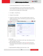 Preview for 20 page of ACTi KCM-7311 Hardware User Manual