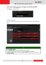 Preview for 47 page of ACTi MNR-310 System Administrator Manual