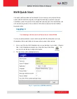 Предварительный просмотр 25 страницы ACTi Network Video Recorder User Manual