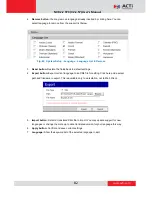Preview for 82 page of ACTi Network Video Recorder User Manual