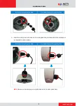 Preview for 8 page of ACTi Outdoor Hemispheric Installation Manual