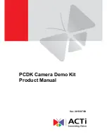 ACTi PCDK Camera Demo Kit Product Manual preview