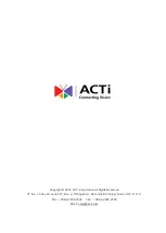 Preview for 19 page of ACTi PJSK-0102 User Manual