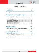 Preview for 2 page of ACTi PMAX-0318 Installation Manual