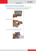 Preview for 6 page of ACTi PMAX-1100 Installation Manual