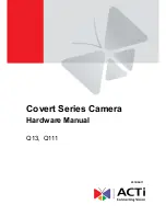 ACTi Q111 Hardware Manual предпросмотр