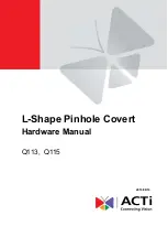 ACTi Q113 Hardware Manual preview