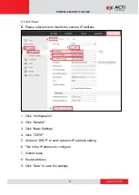 Preview for 6 page of ACTi Q960 Configuration Manual