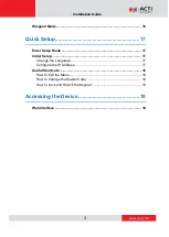 Preview for 3 page of ACTi R12CP-30 Installation Manual