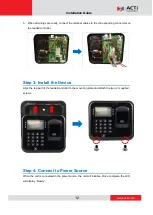 Preview for 12 page of ACTi R12CP-30 Installation Manual